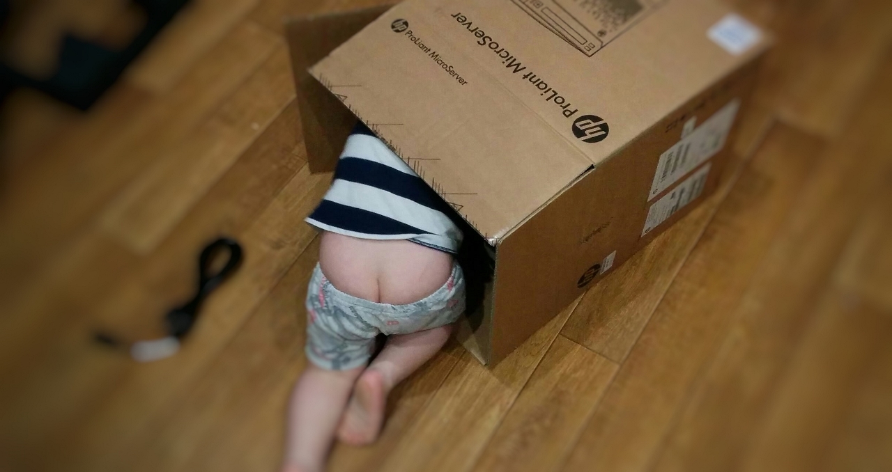 Мой Микробик проводит unboxing HP Microserver Gen8